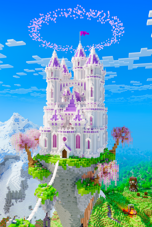 Minecraft Amethyst Castle Puzzle