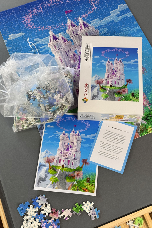 Minecraft Amethyst Castle Puzzle